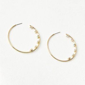 LOFT Festive Hoop Earrings